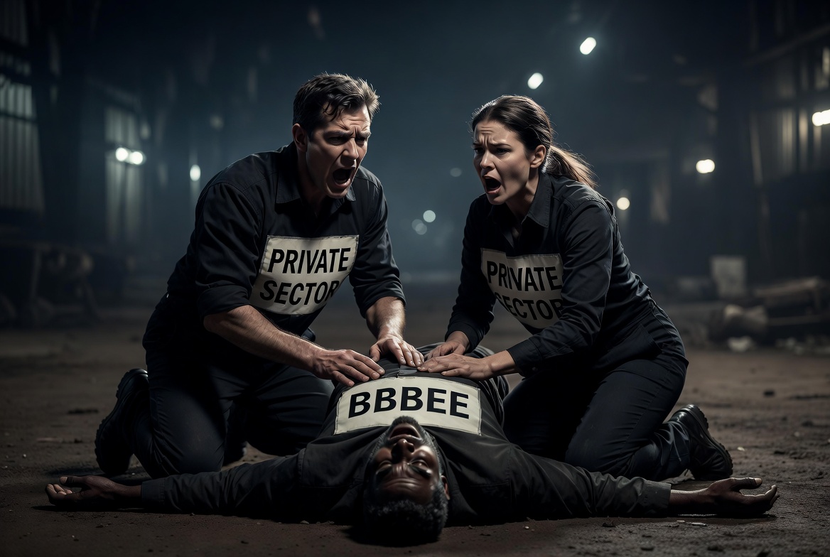 Private Sector is to blame for keeping racist BBBEE laws ALIVE.