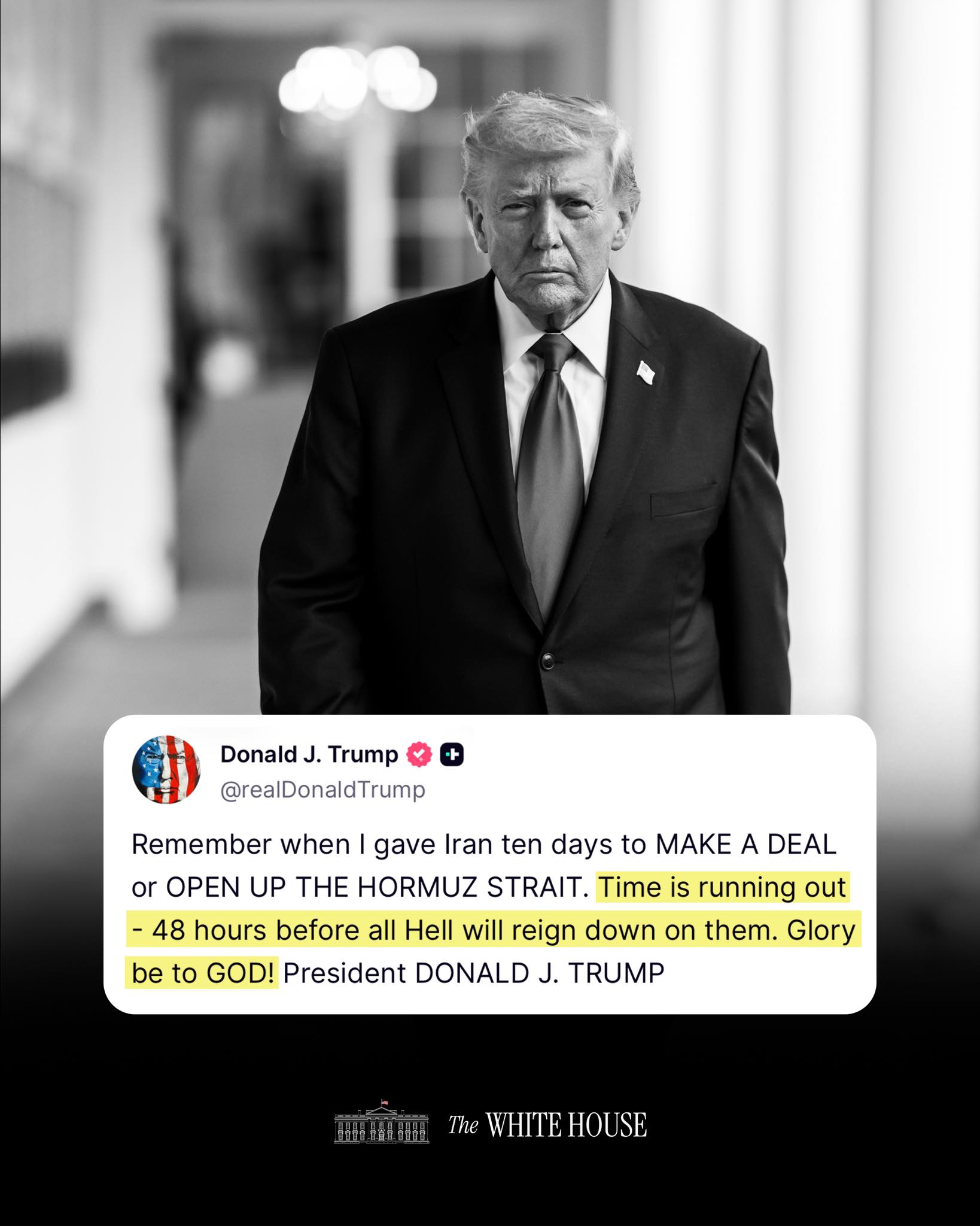 Trump Issues Final Warning: Iran Has 48 Hours Left as Strait of Hormuz Deadline Looms