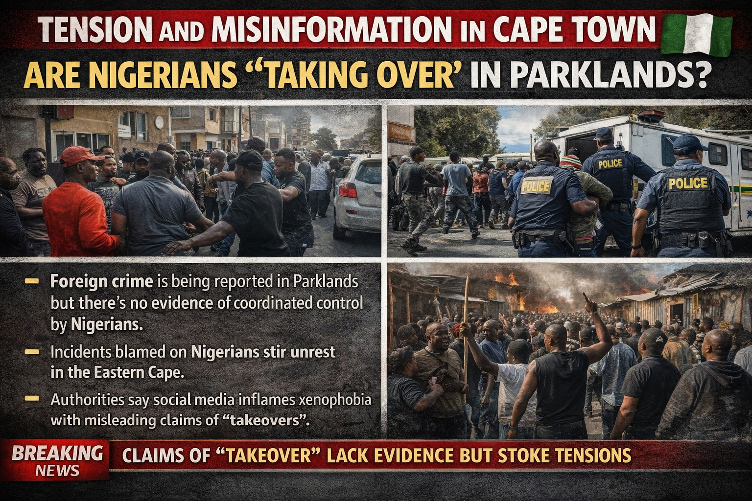 WATCH: Nigerian invasion Parklands, Cape Town, DA to blame for this shift?