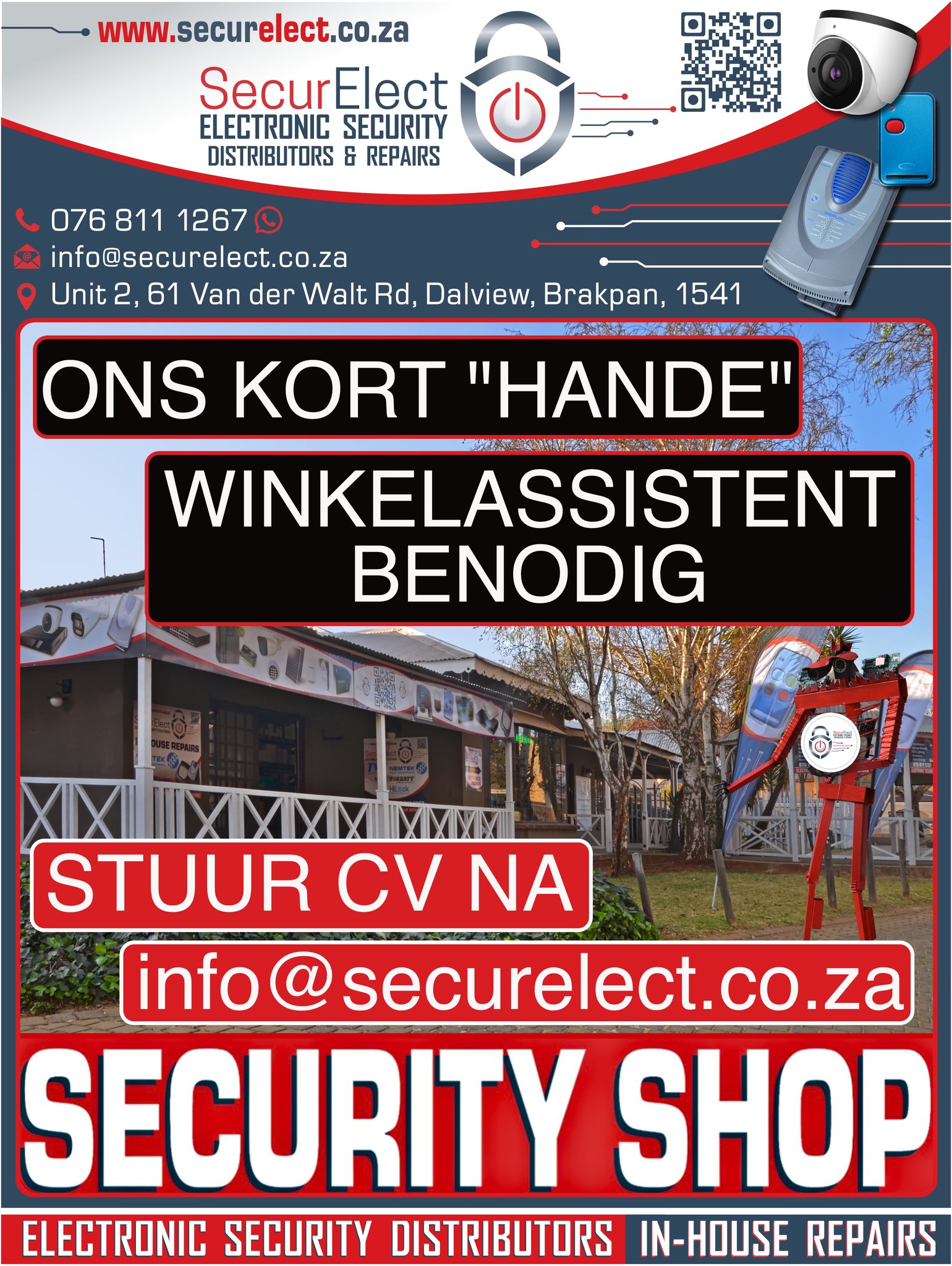 Winkelassistent (Om mee te begin) - SecurElect PTY LTD- Brakpan
