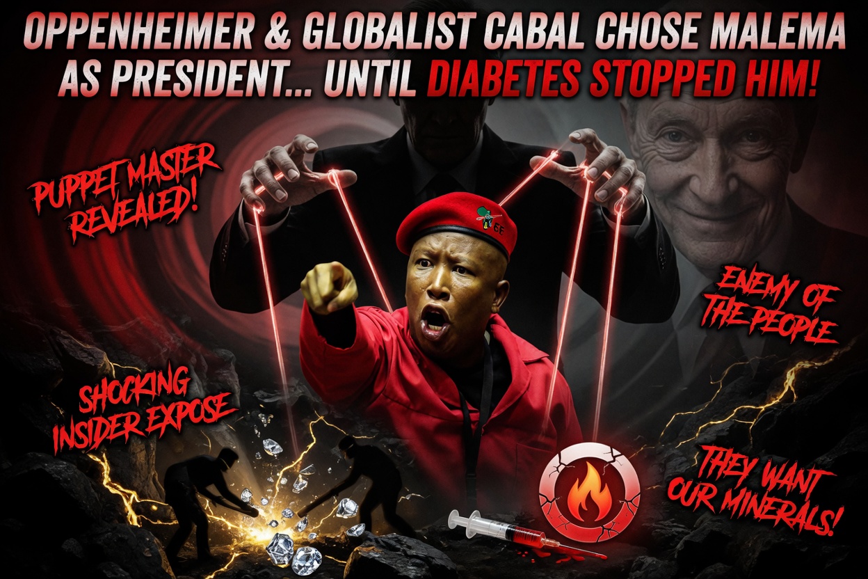 SHOCKING EXPOSE: Nicky Oppenheimer and the Globalist Cabal Handpicked Julius Malema as South Africa's President – Until a Type 1 Diabetes Diagnosis Crushed the Plan