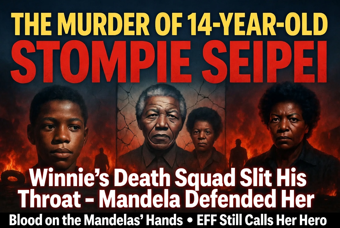 The Savage Murder of 14-Year-Old Stompie Seipei: The Blood on Winnie and Nelson Mandela’s Hands That South Africa Refuses to Acknowledge