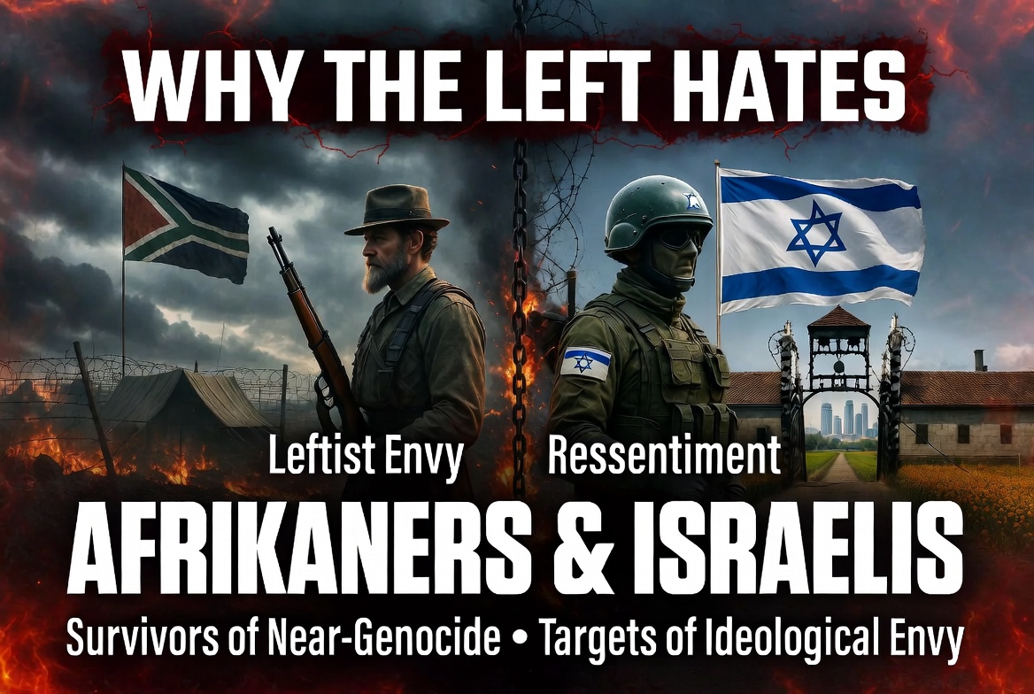 Why the Left Hates Resilient Minorities Like Afrikaners and Israelis: A Psychological Autopsy of Ideological Envy and Selective Amnesia
