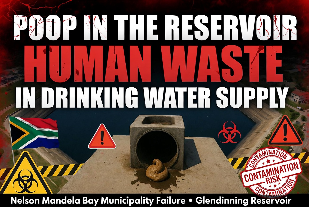 Poop IN The RESERVOIR: NELSON MANDELA BAY’S Water Infrastructure Left Wide Open To CONTAMINATION