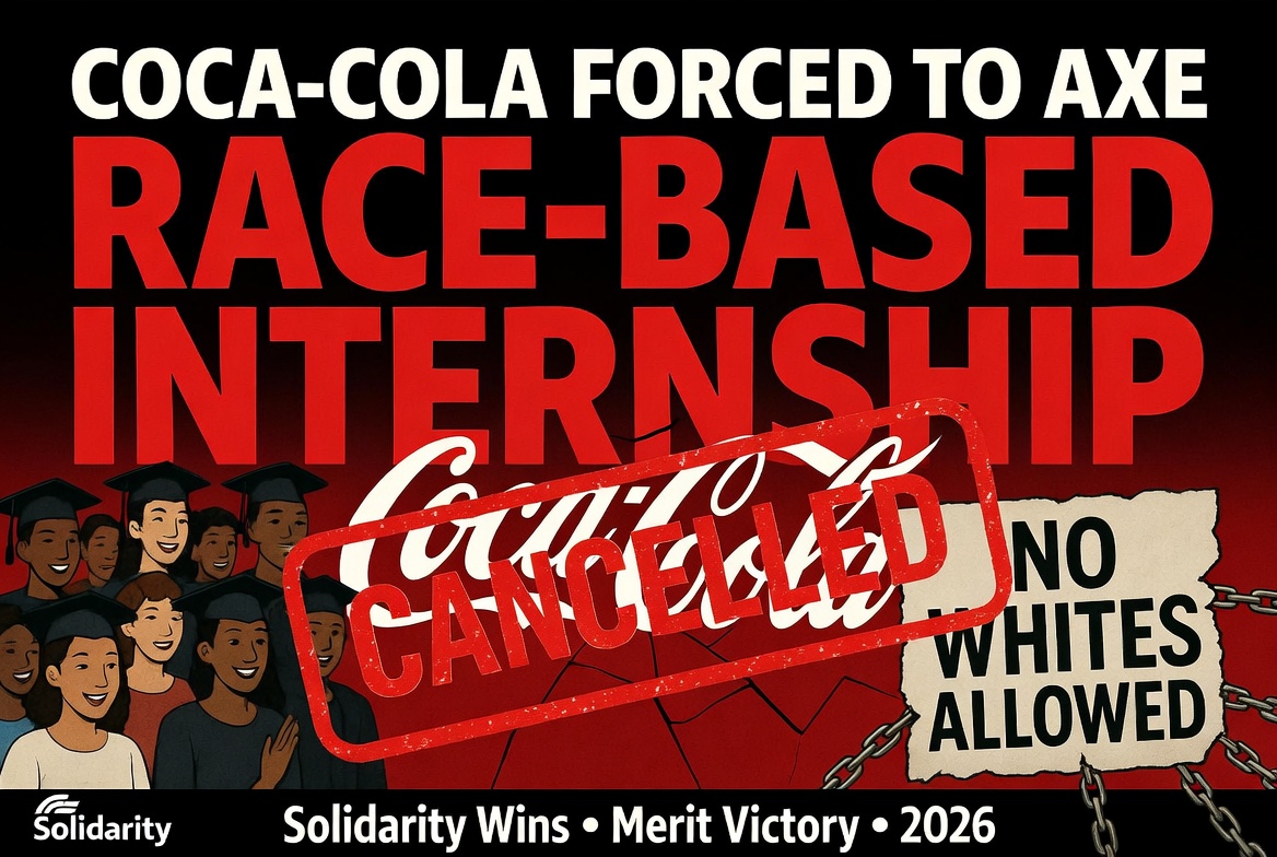 COCA-COLA FORCED TO AXE RACE-BASED INTERNSHIP