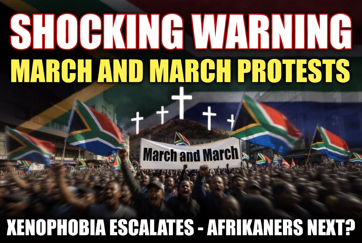 WATCH: March and March Protests South Africa: Xenophobia Warning for Afrikaners and Minorities
