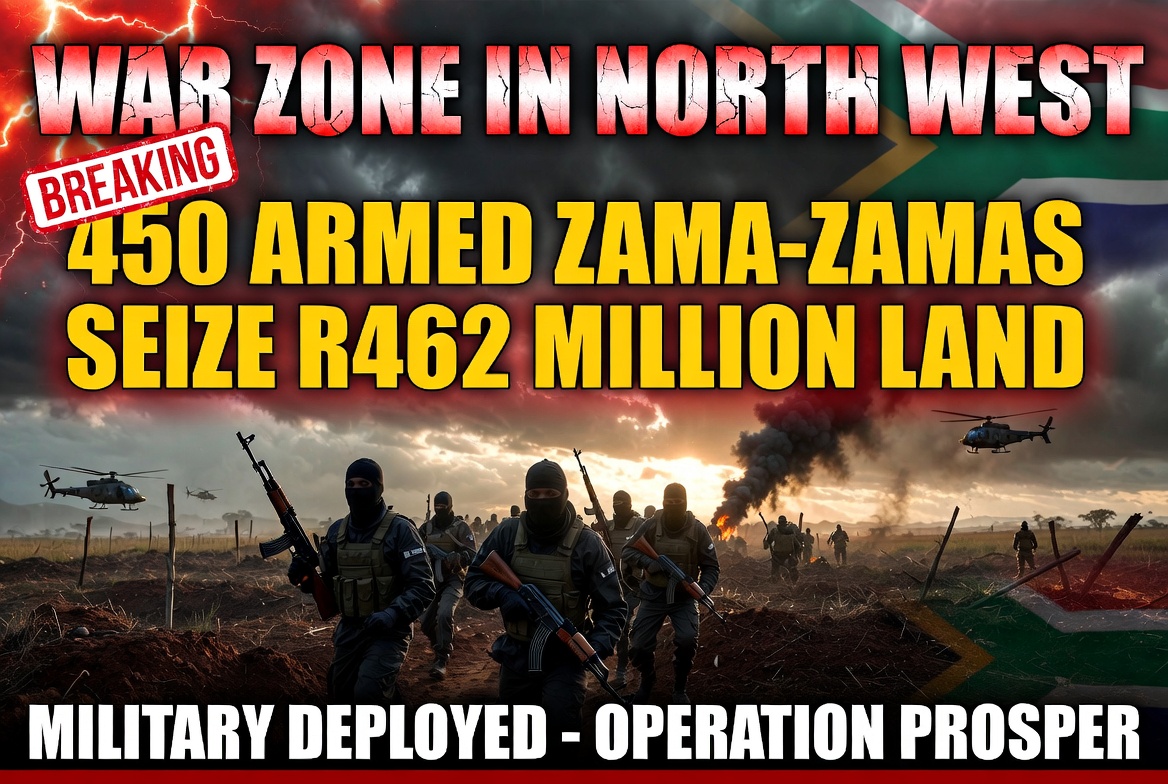 WAR ZONE IN SA: 450 Gun-Toting Illegal Miners Hijack R462m Land Reform Farm – Community Terrorised as Development Collapses
