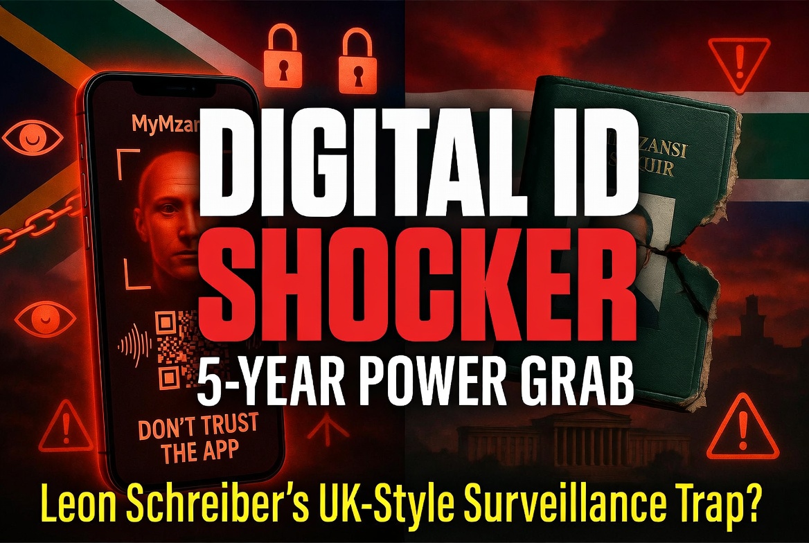 SOUTH AFRICA’S NEW DIGITAL ID SHOCKER: 5-YEAR VALIDITY SYSTEM COMING – ANOTHER POWER GRAB DISGUISED AS “MODERNISATION”
