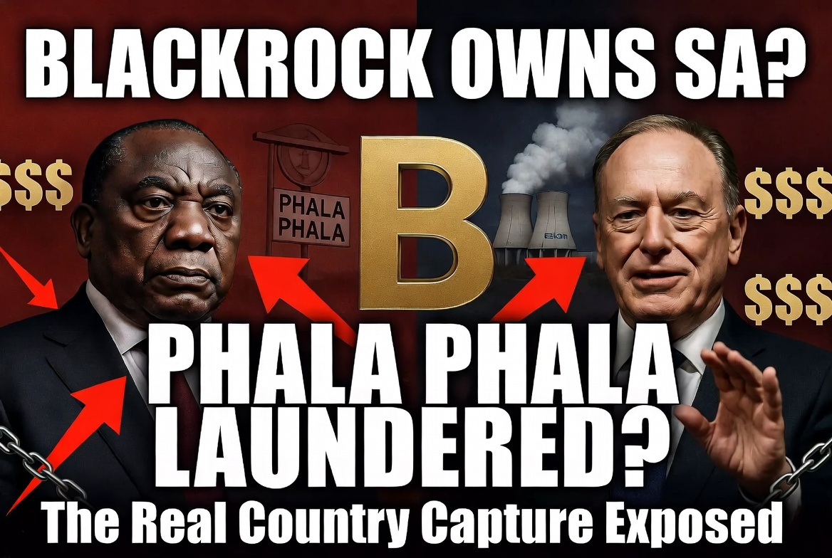 Ramaphosa's ties with BlackRock: South Africa’s Real Country Captor – From Eskom Debt to American Rents, Davos Power, and Ramaphosa’s Phala Phala Questions