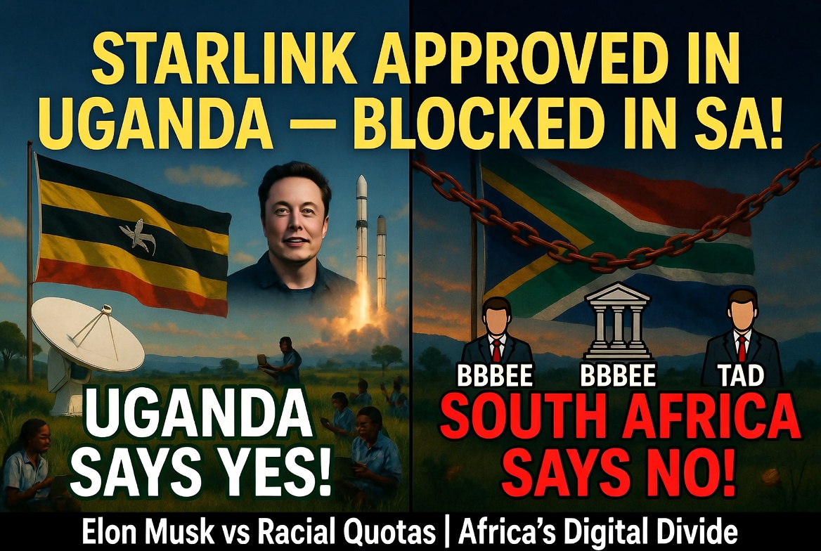 Uganda Embraces Innovation While South Africa’s BBBEE Bureaucracy Keeps Starlink Grounded
