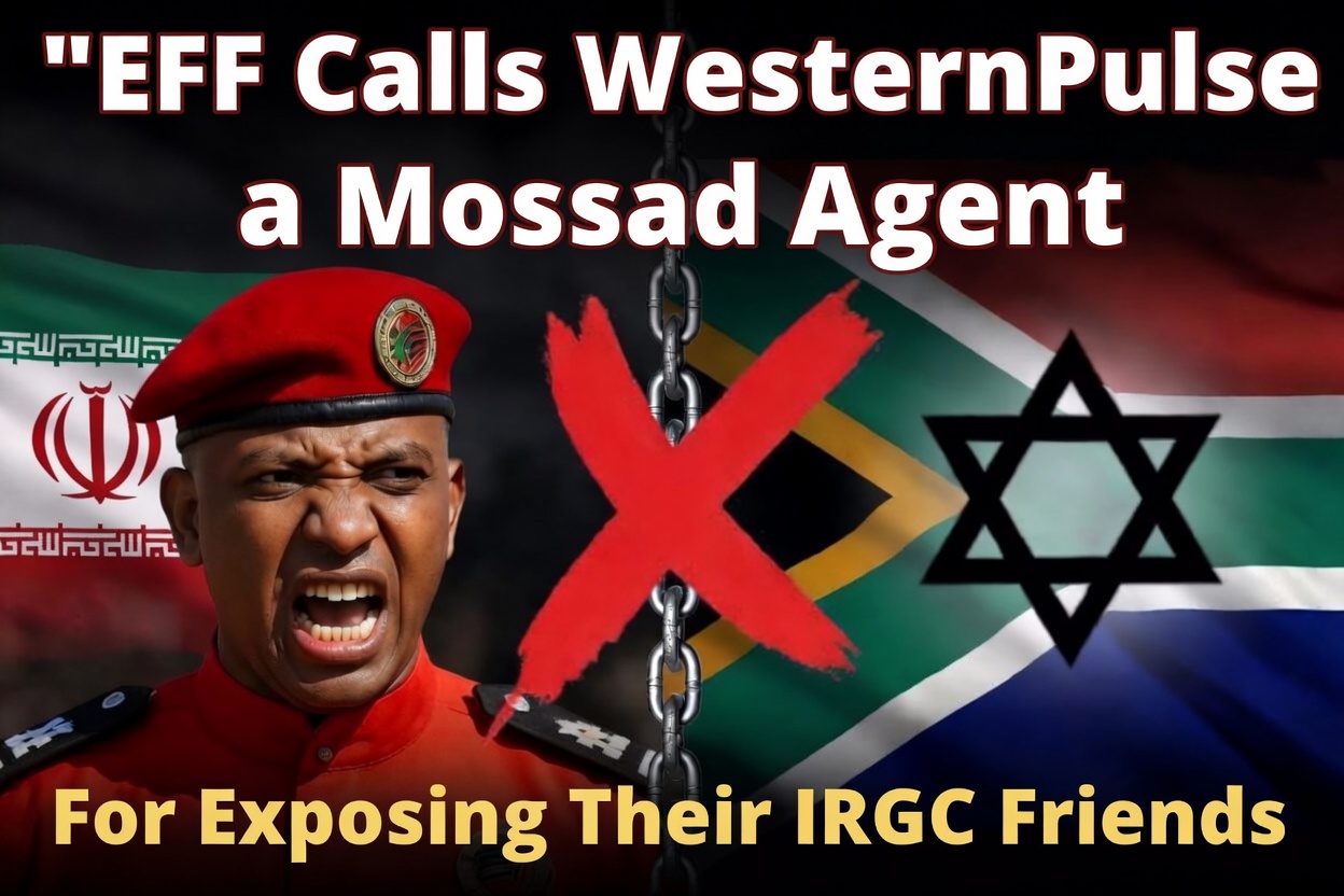 SHOCKING: EFF calls WesternPulse a Mossad Agent. How very "IRGC" of them.