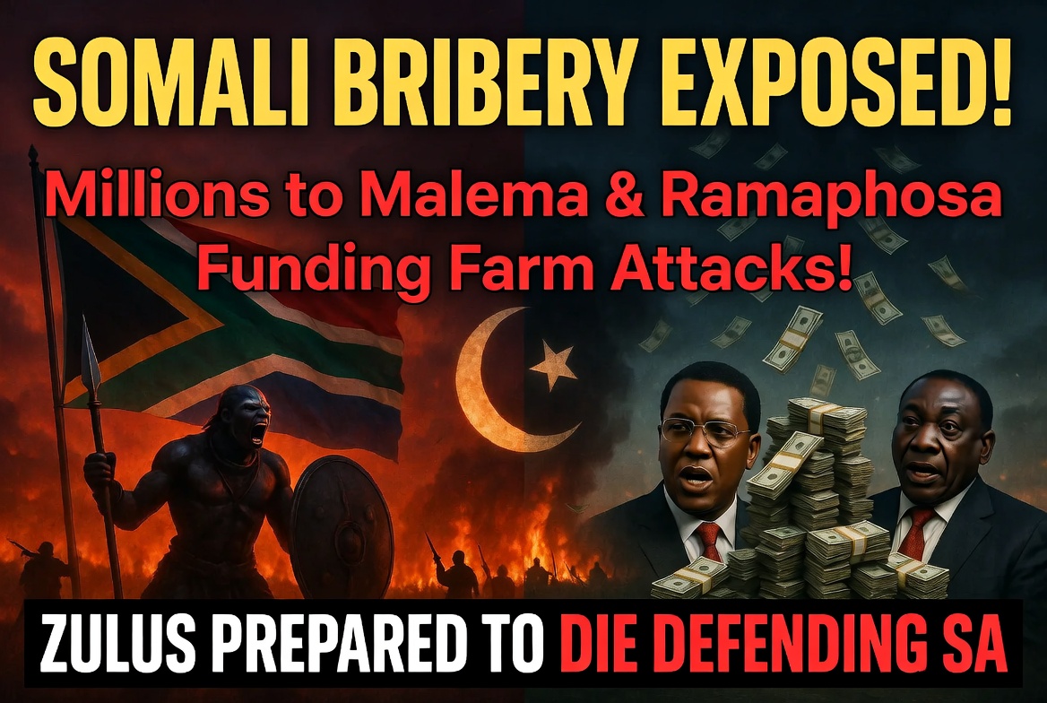 Watch: South Africa's Shocking Islamic Takeover Plot Exposed: Somalians Bribing Malema and Ramaphosa with Millions to Fund Farm Attacks and Seize the Nation
