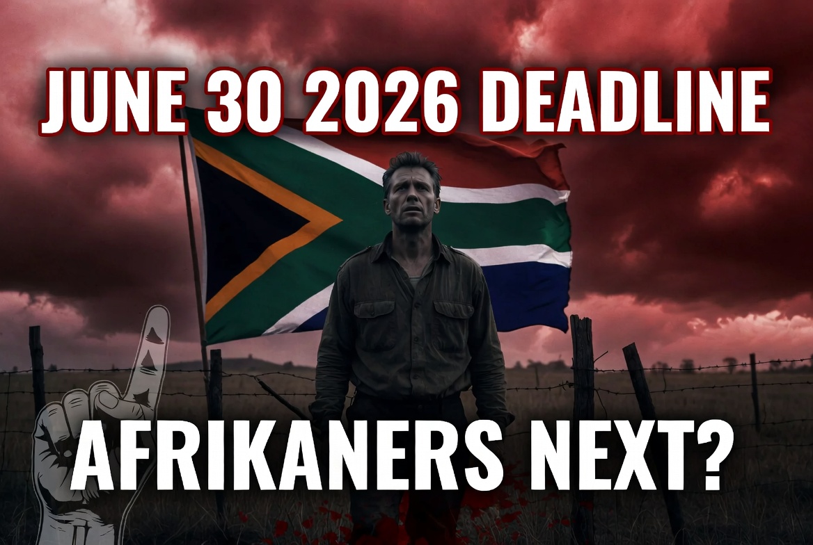 The June 30, 2026 Deadline: A Ticking Time Bomb for Afrikaners Amid Rising Anti-White Rhetoric and Government Failure