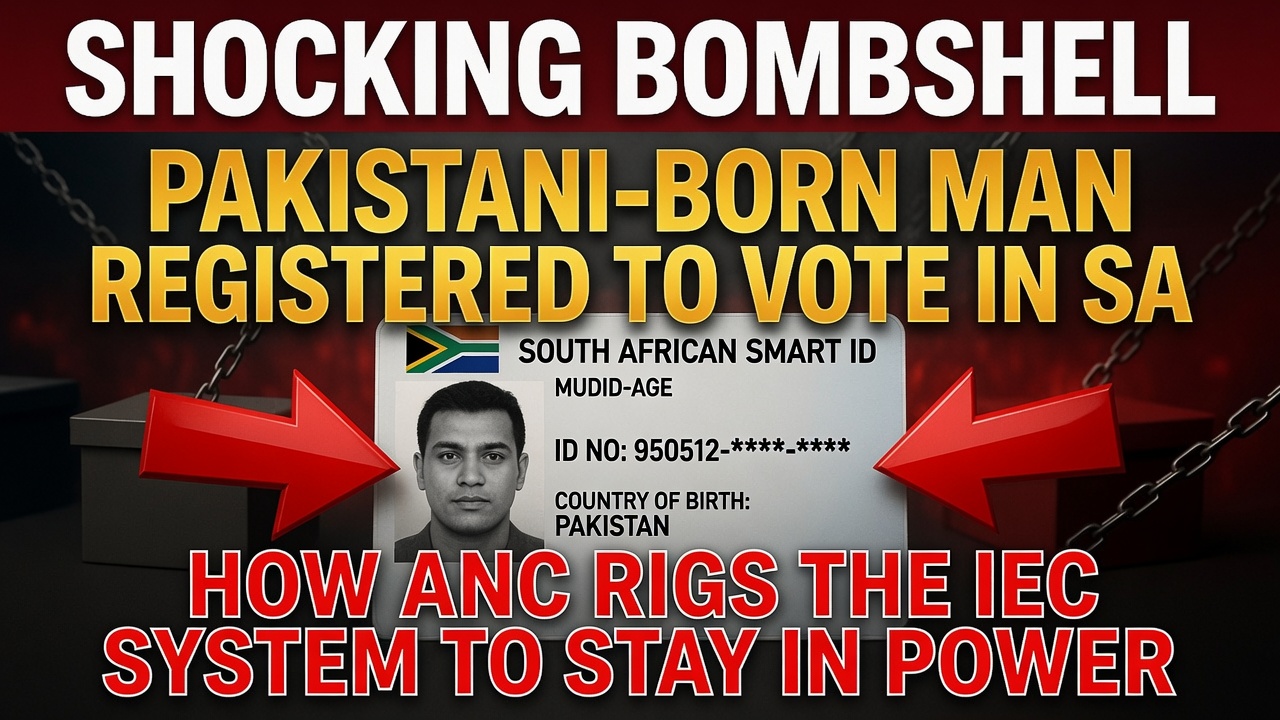 ? BOMBSHELL EXPOSÉ: Pakistani-Born Man Registered to Vote in South Africa on a Highly Questionable ID – This Is How the ANC Keeps Rigging the System to Stay in Power